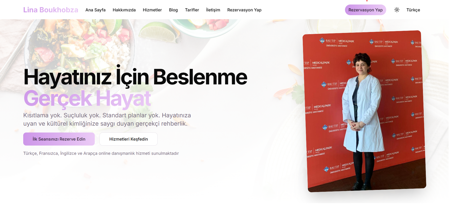 Lina BOUKHOBZA - Dietitian